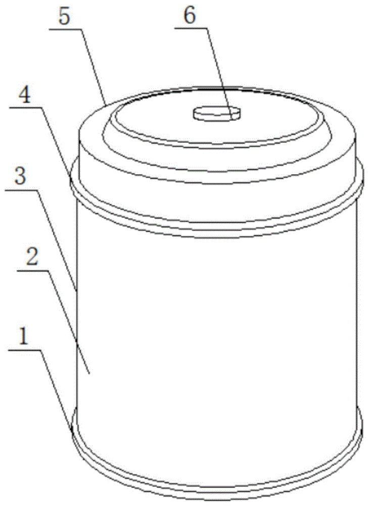 一种密封性能更好的茶叶存放铁罐的制作方法