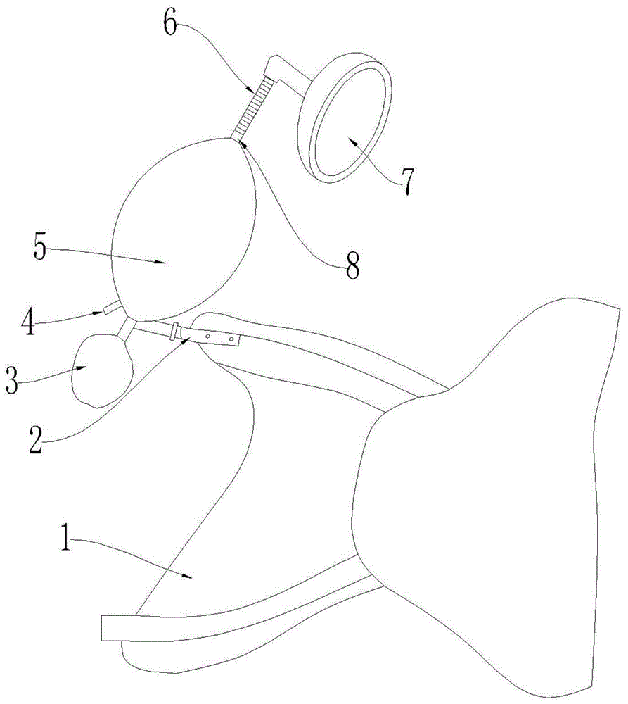 具有颈部支撑固定装置的呼吸皮囊的制作方法