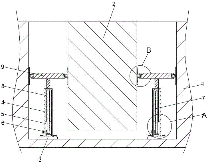 一种拆卸式建筑施工电梯附墙连接结构的制作方法