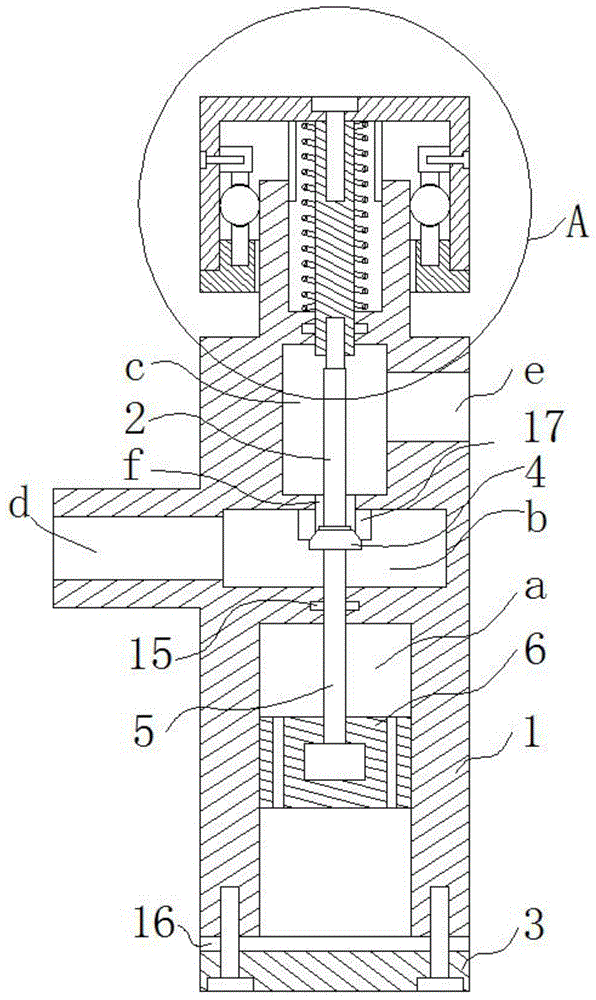 衛生間沖水閥總成的製作方法