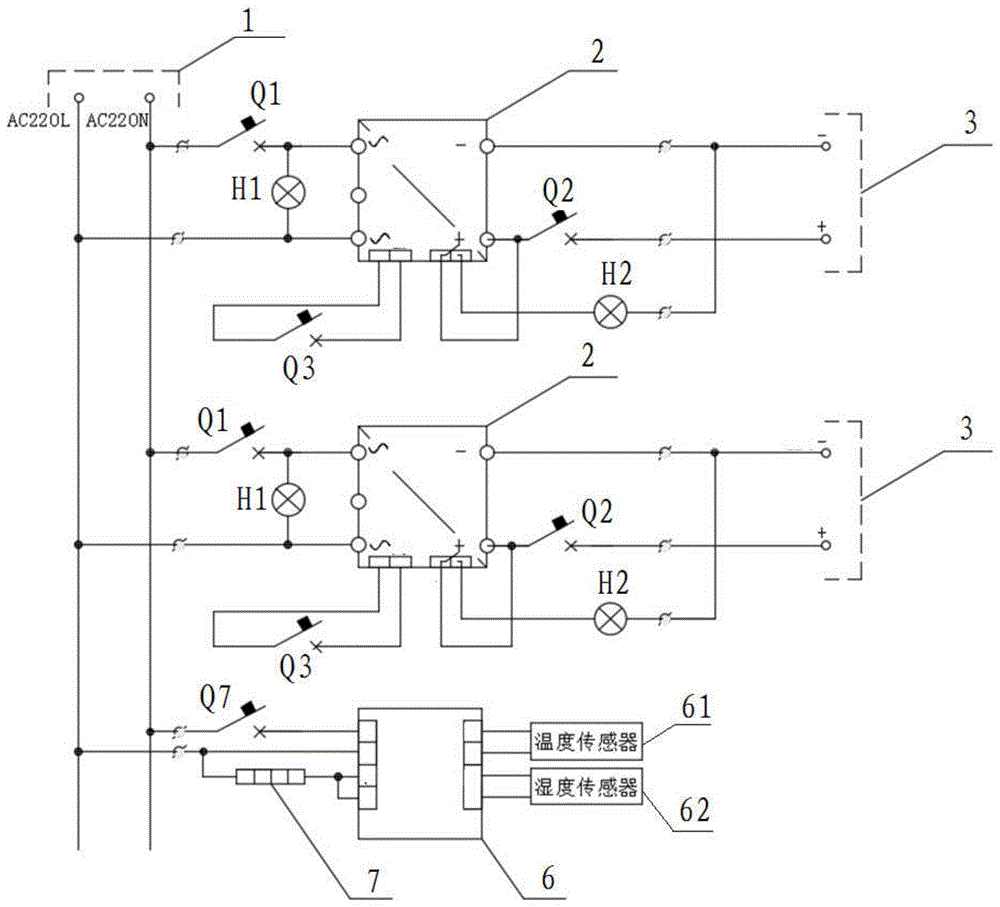 一種用於柴油發電機的雙路電池系統的充電控制箱的製作方法