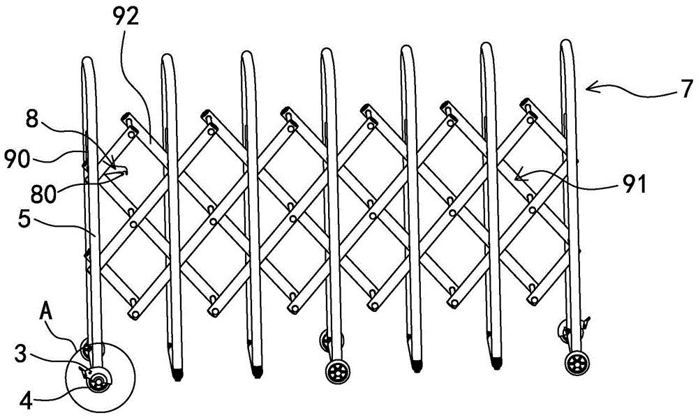 伸缩门简笔画图片图片