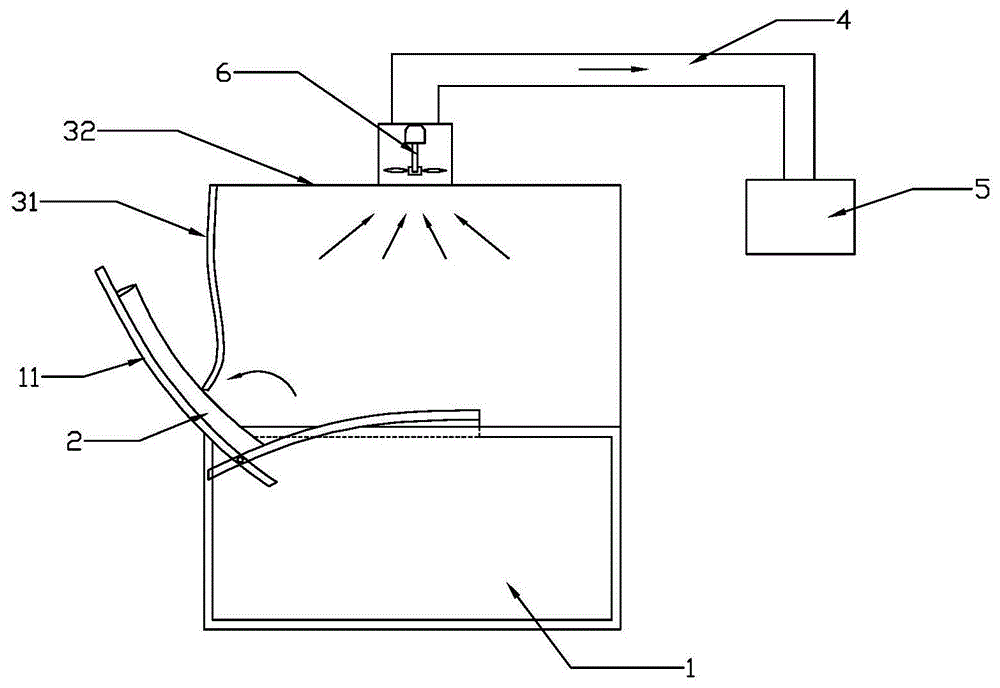 一种翻盖式沥青卸油槽的制作方法