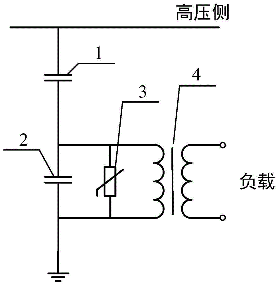 一種無功補償式電容降壓取電裝置及工作方法與流程