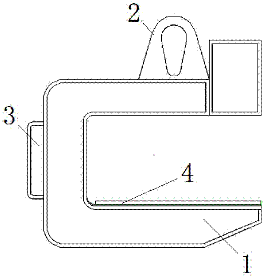 高稳定性模具用c型吊钩结构的制作方法