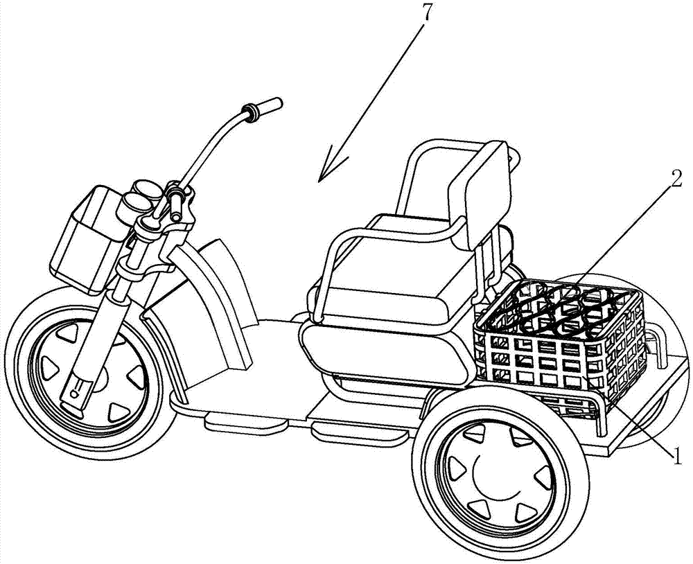 一種耐磨電動三輪車車筐的製作方法