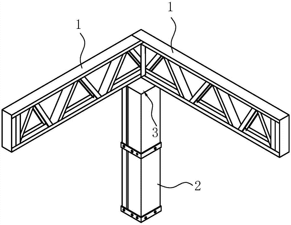 一种轻钢梁柱连接结构的制作方法