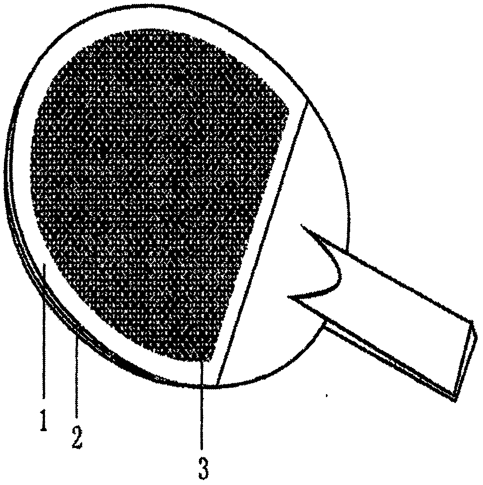 乒乓球拍构造图图片