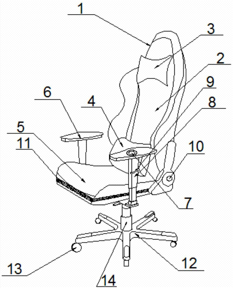 旋转飞椅结构组成图片
