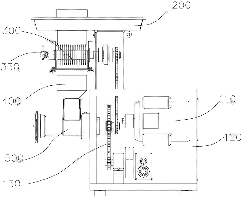 绞肉机结构示意图图片