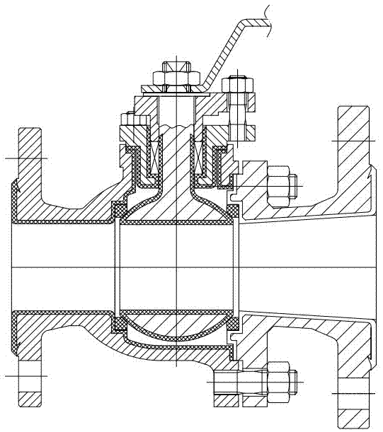 一种阀杆轴向密封球阀的制作方法