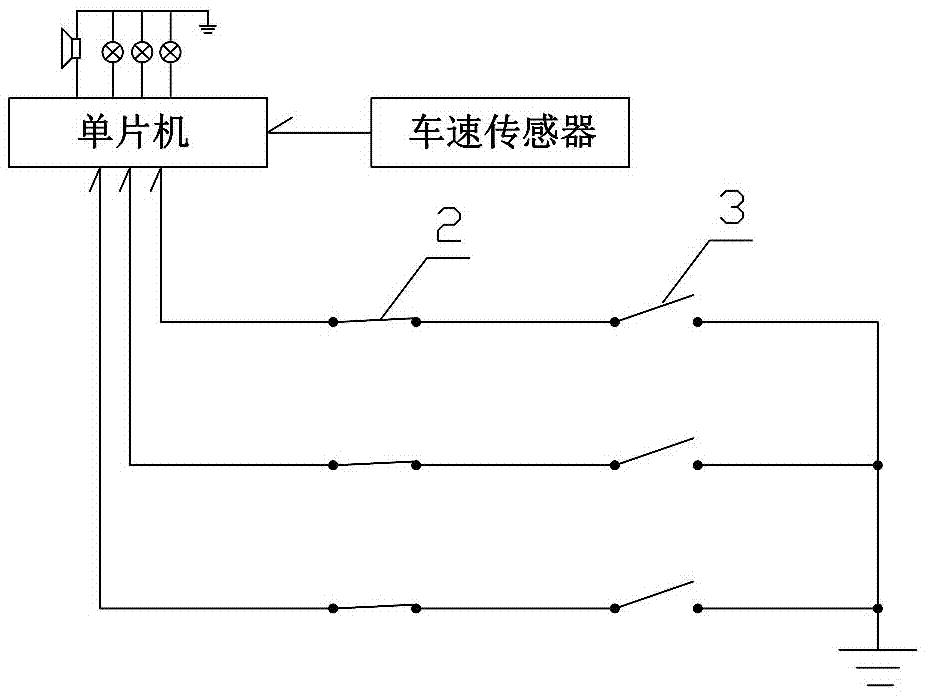 汽车安全带电路图图片