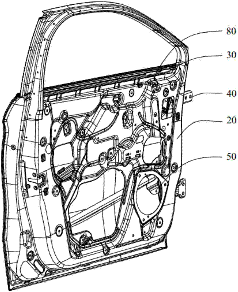 车门结构示意图图片