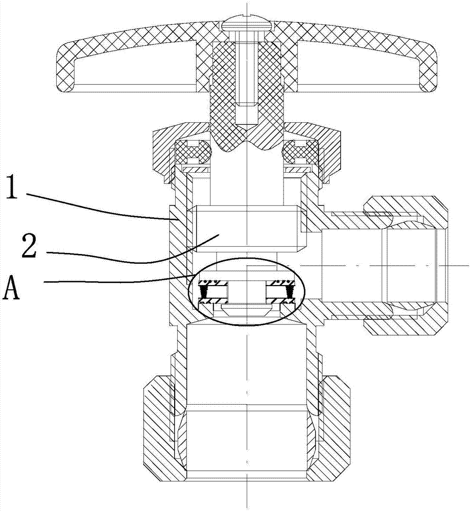 液化气角阀内部结构图图片
