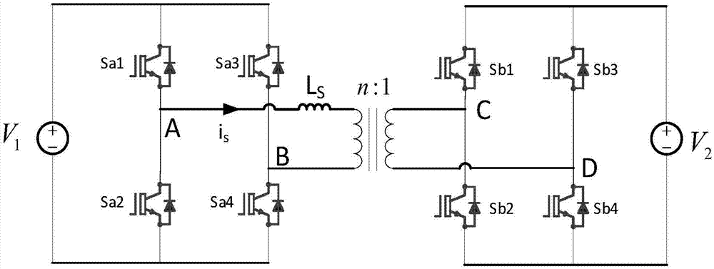 背景技術:雙向全橋dc/dc電路作為一種國內外最常用的拓撲之一,由於其