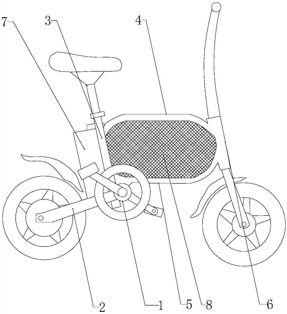 电瓶车简笔画步骤图片