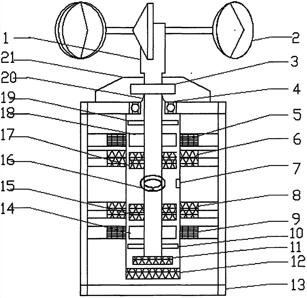 风速仪结构图图片