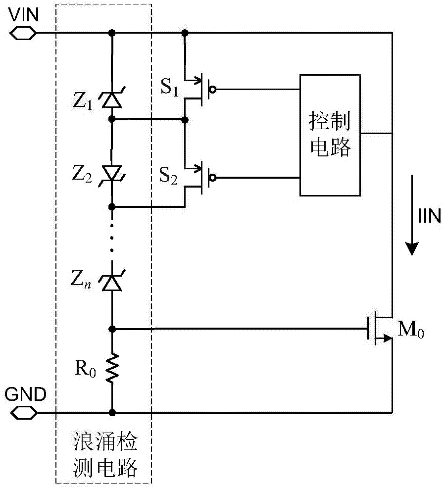 一種浪湧保護電路的製作方法