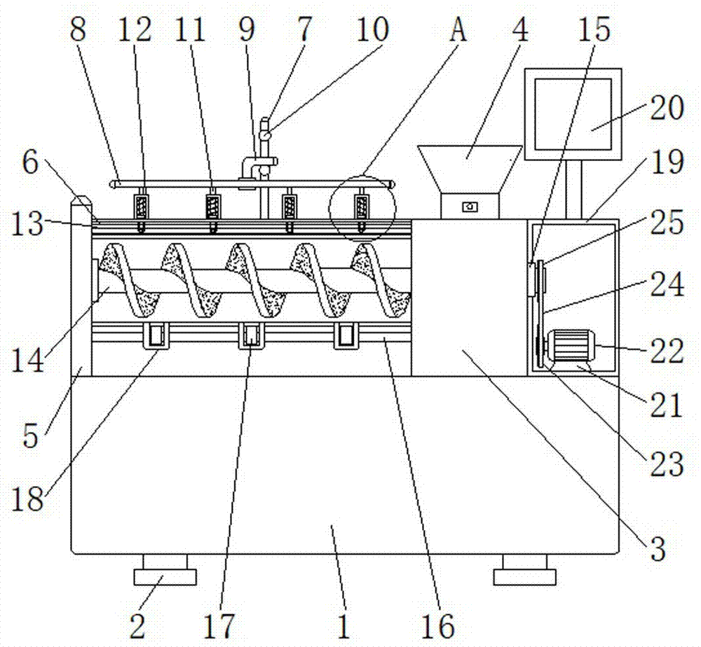 一种橡胶螺杆型热喂料挤出机的制作方法