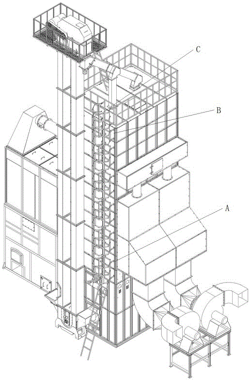 烘干塔内部结构3d图解图片