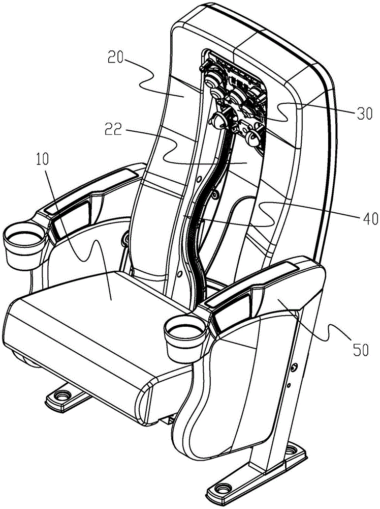 按摩机芯可隐藏的按摩椅的制作方法