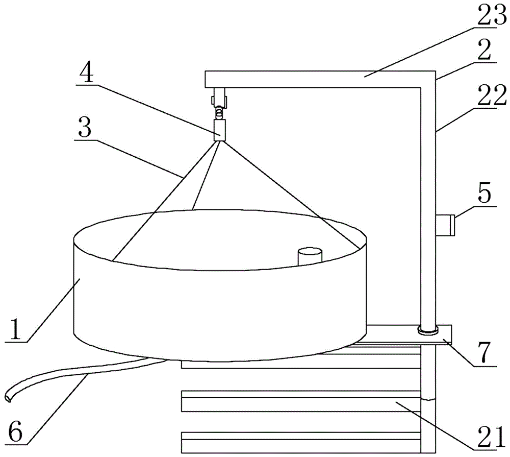 本实用新型属于实验器材领域,具体涉及一种小鼠水迷宫.