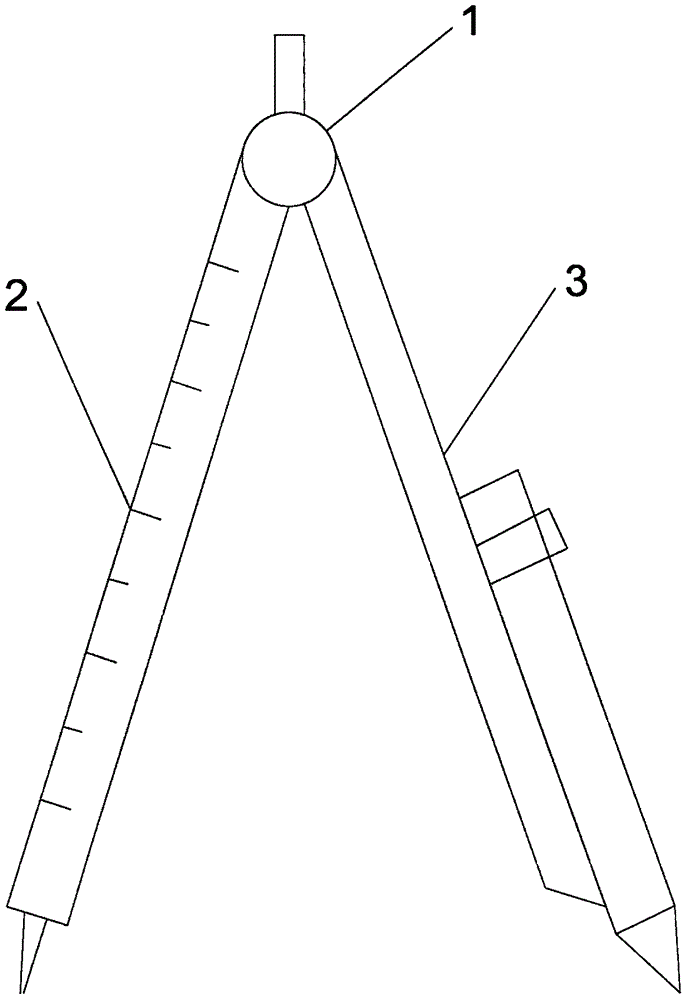 圆规零件图与装配图图片