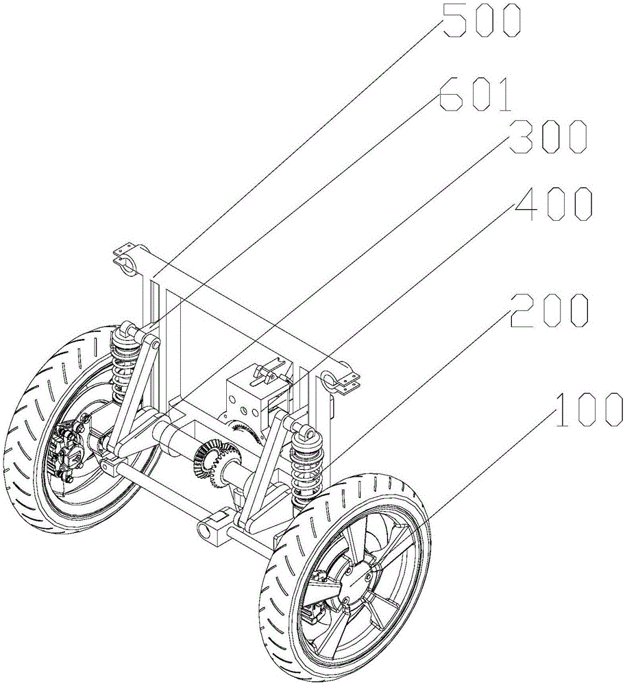 倾斜转向结构及电动三轮车的制作方法