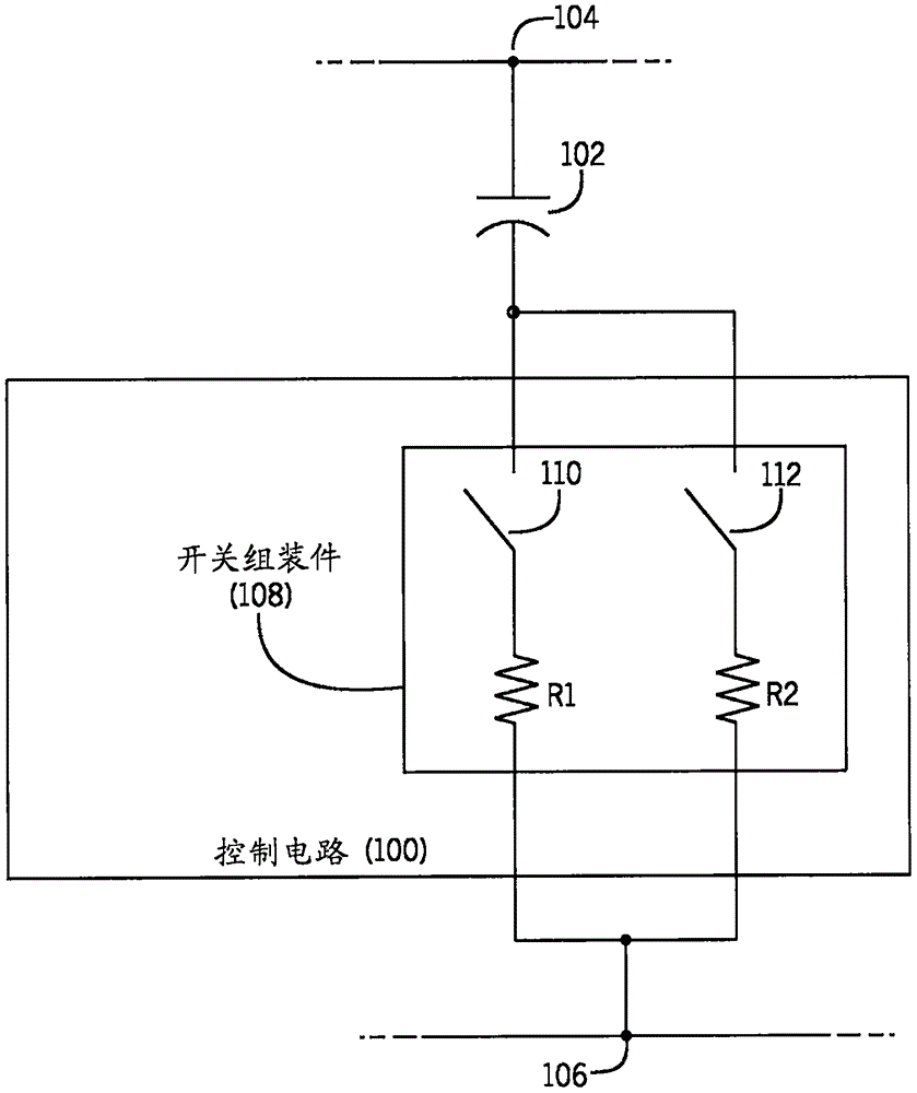 用于旁路电容器的开关的制作方法