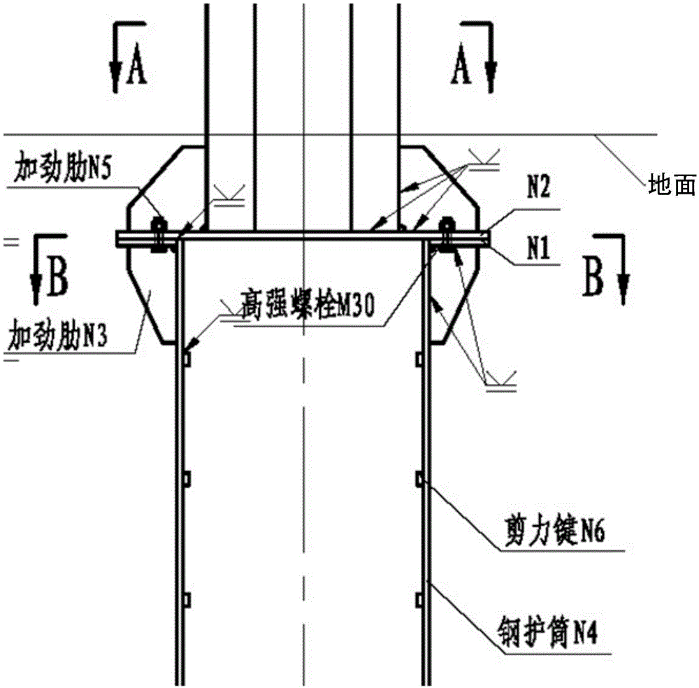 本公開涉及橋樑建築工程技術領域,尤其涉及一種裝配化墩樁連接構造