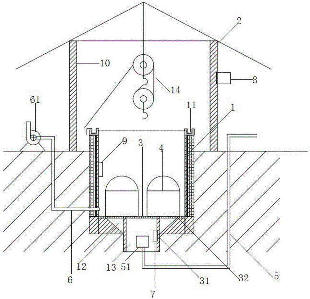 青贮饲料池的建设图图片