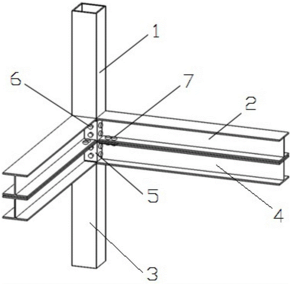 一種採用外套筒連接的模塊化鋼結構建築的連接節點的製作方法