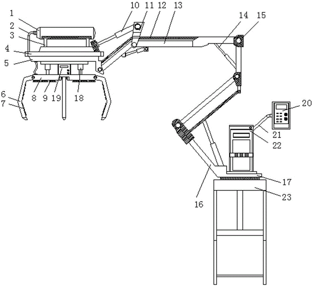 一種智能搬運機器人機械臂的製作方法