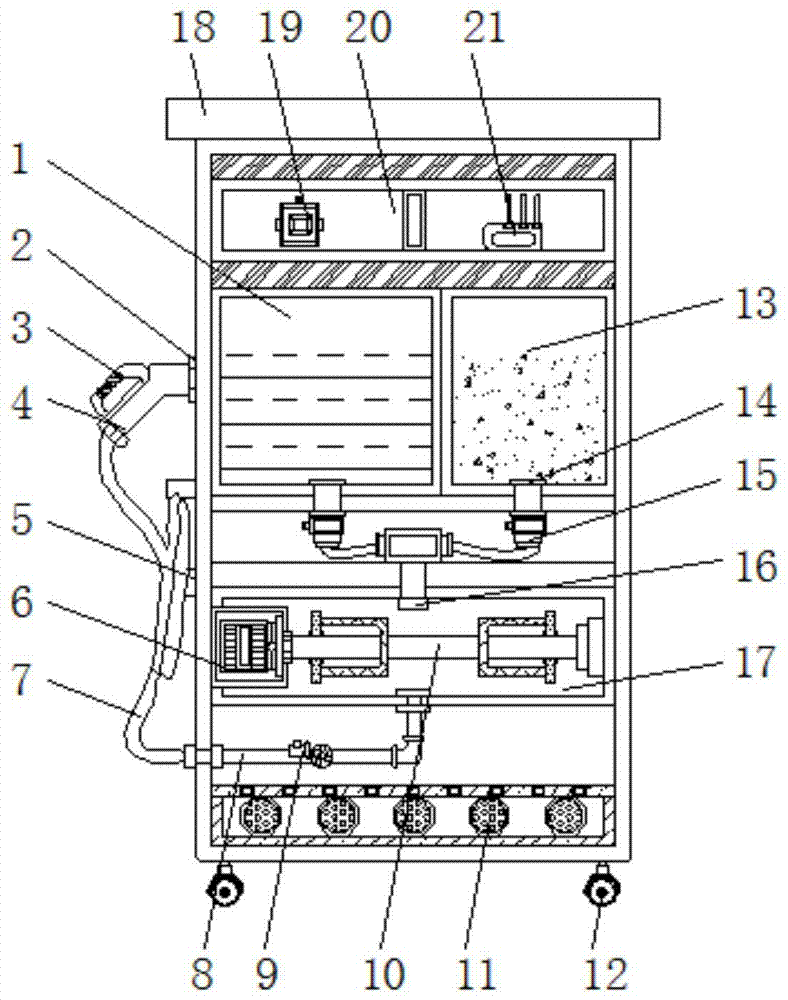 洗车机原理结构图图片