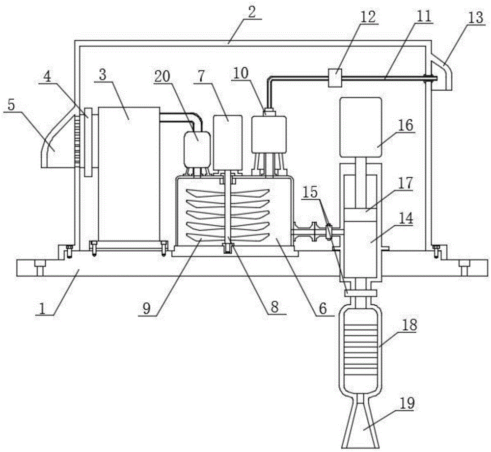 涡凹曝气机结构图图片
