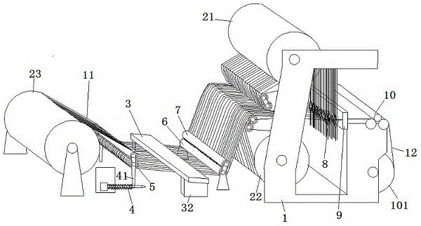 现代织布机原理结构图图片