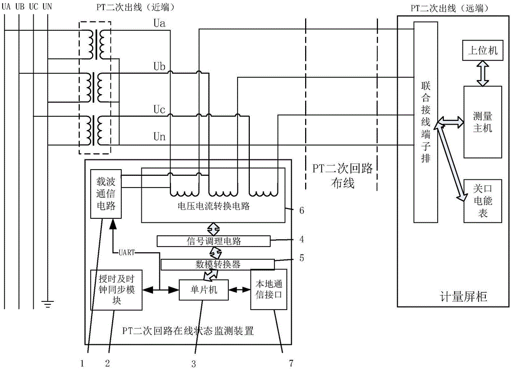 2柱PT接线图图片