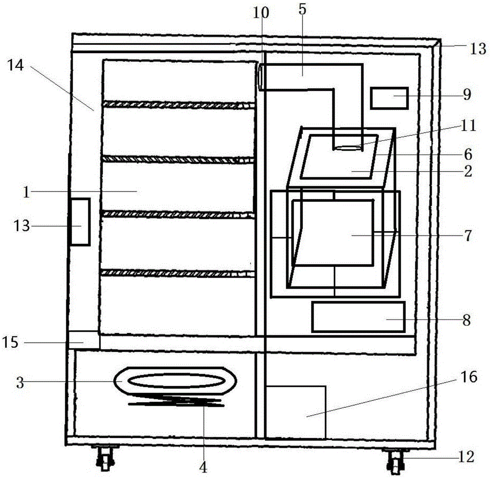 自动售货机内部结构图图片