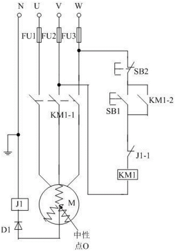 三相电缺相保护电路图图片