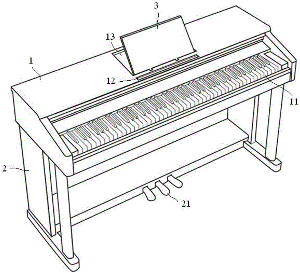 一种电钢琴的制作方法