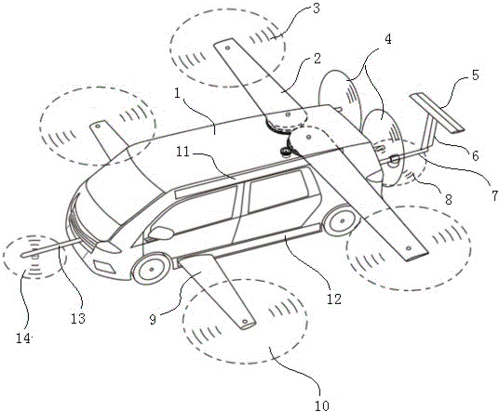 一種飛行汽車重心自動調節系統及飛行汽車的製作方法