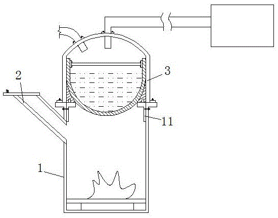 一種可發電式生活垃圾焚燒爐的製作方法