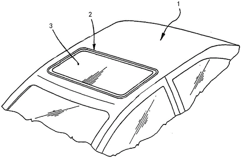 具有顶面部件的车顶的制作方法