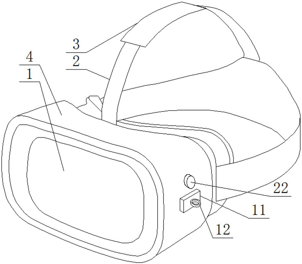 一种跨境电商用防水雾vr眼镜的制作方法