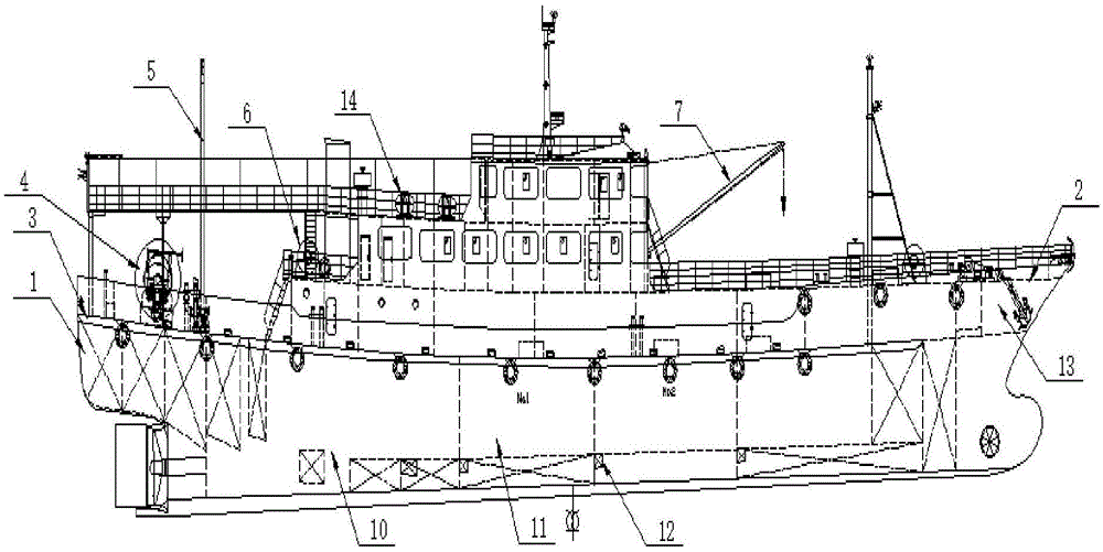 捕鲸船结构图片