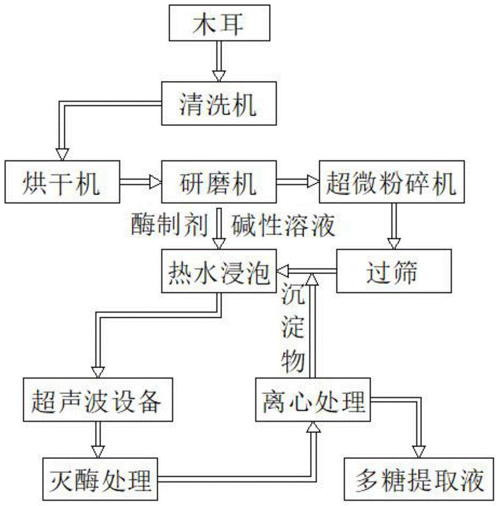 一种木耳多糖的提取方法与流程