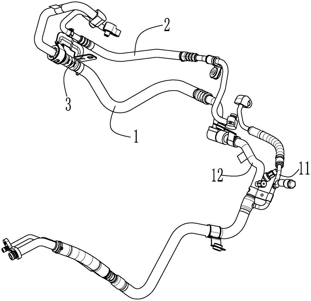 卡罗拉空调管道结构图图片