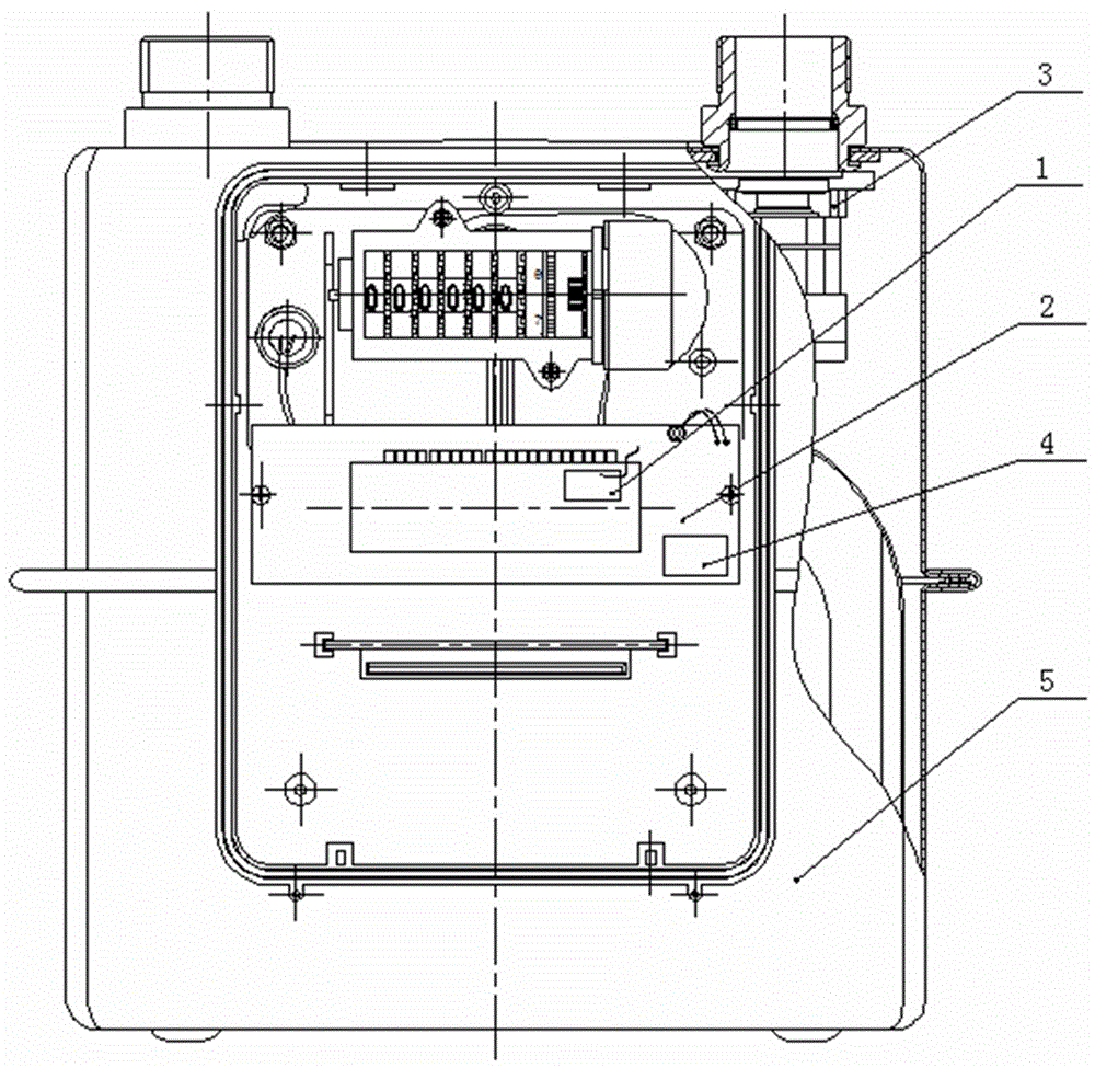 天然气表内部结构图图片
