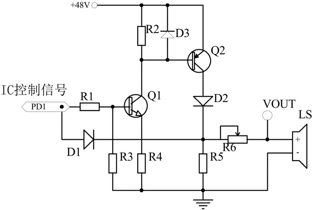 一種電動車喇叭提示音分貝控制電路及喇叭的製作方法