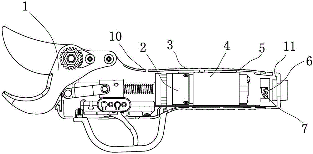 电动剪刀内部结构图图片